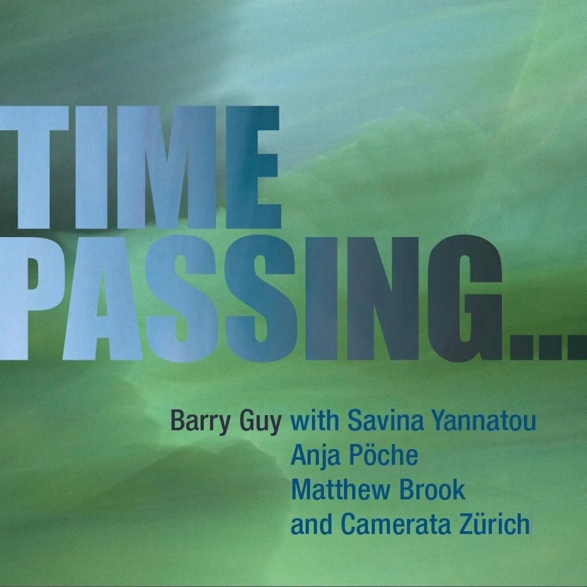 Album cover: Barry Guy: Time Passing…